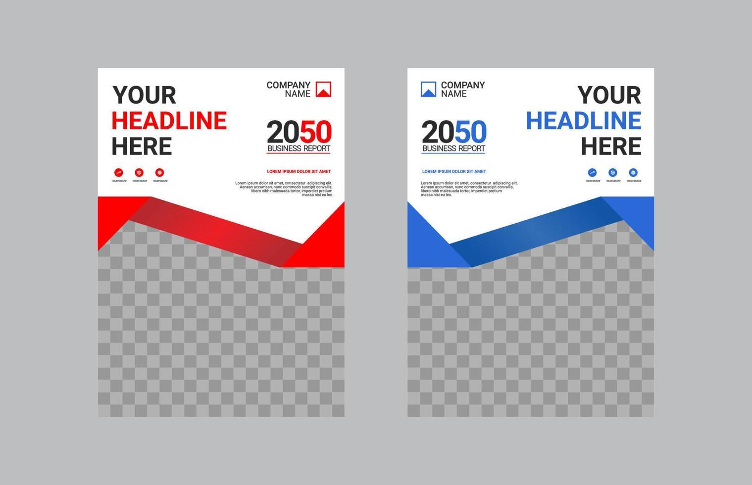 Modern Company Cover Business Template vector
