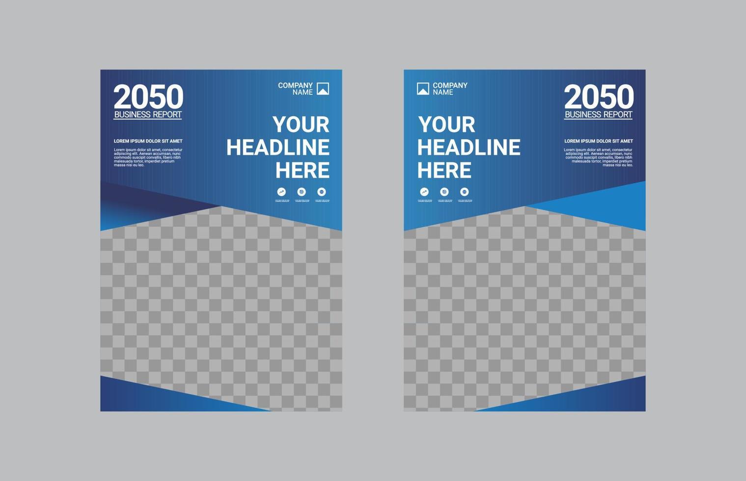Creative corporate book cover design vector