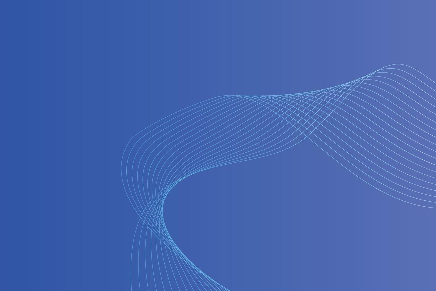 Abstract background with colorful wavy lines. Abstract Blue gradient