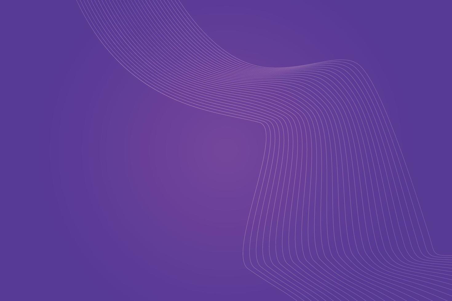 Abstract background with colorful wavy lines. Abstract Purple gradient background design vector