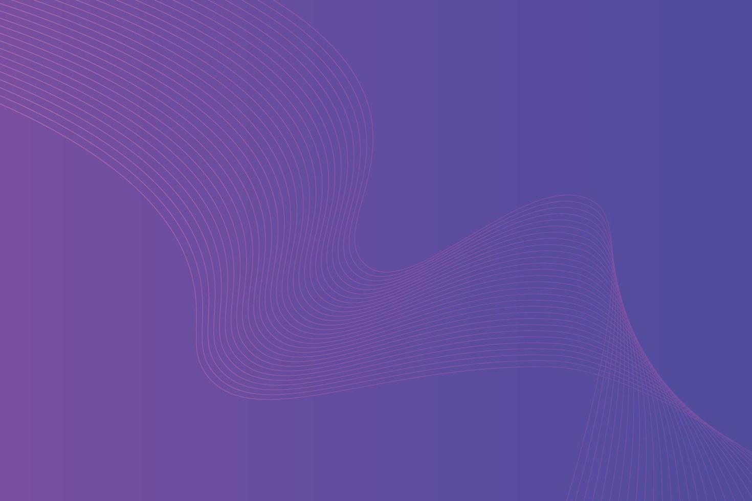 Abstract background with colorful wavy lines. Abstract Blue Purple gradient background design vector