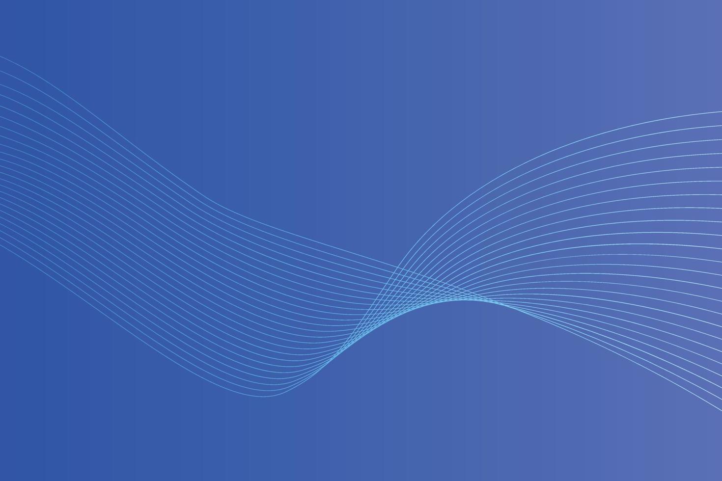 Abstract background with colorful wavy lines. Abstract Blue gradient background design vector