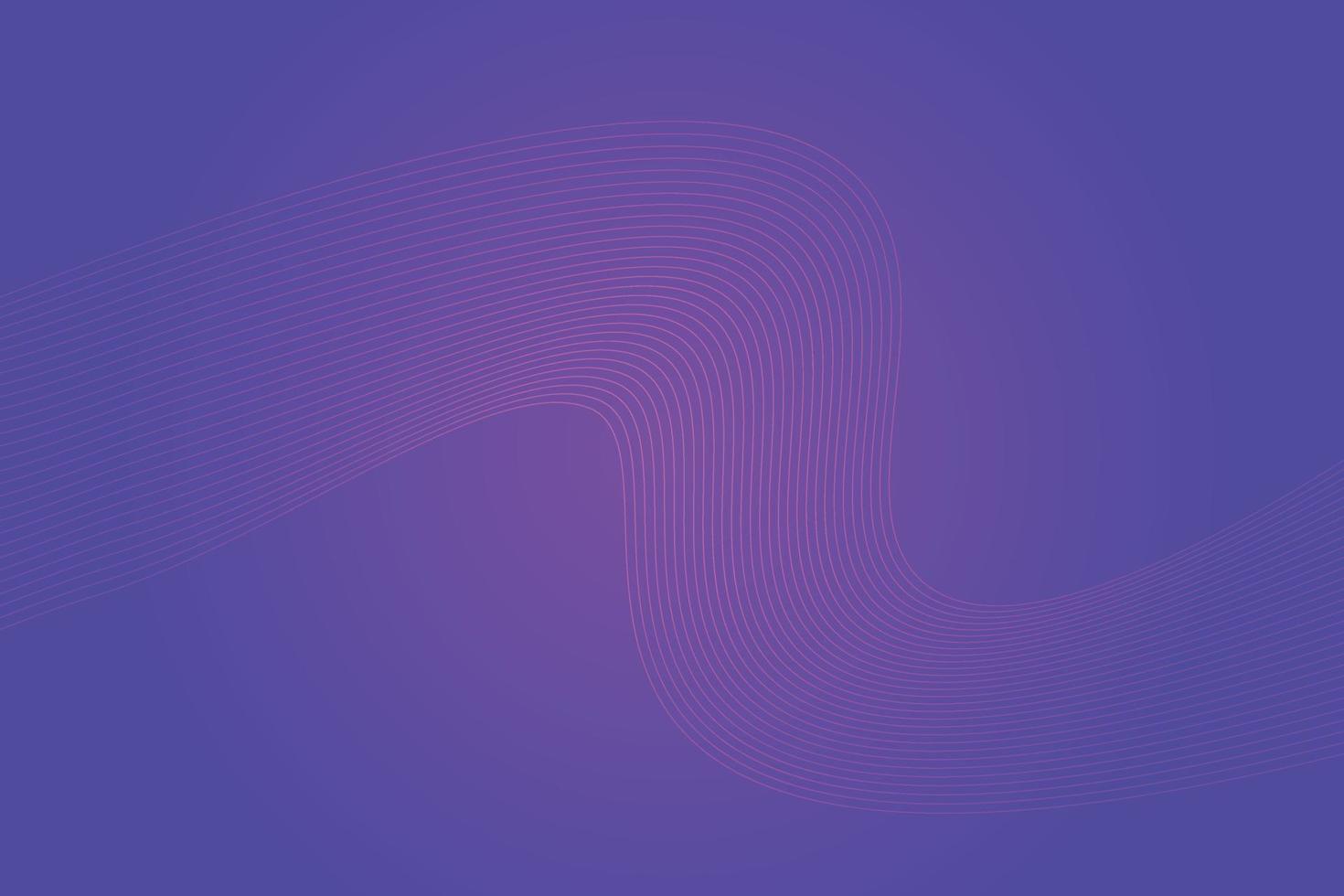 Abstract background with colorful wavy lines. Abstract Purple gradient background design vector