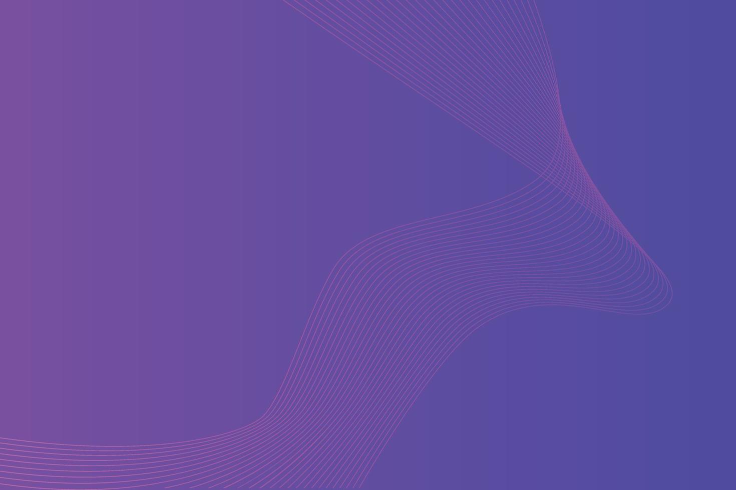 Abstract background with colorful wavy lines. Abstract Blue Purple gradient background design vector