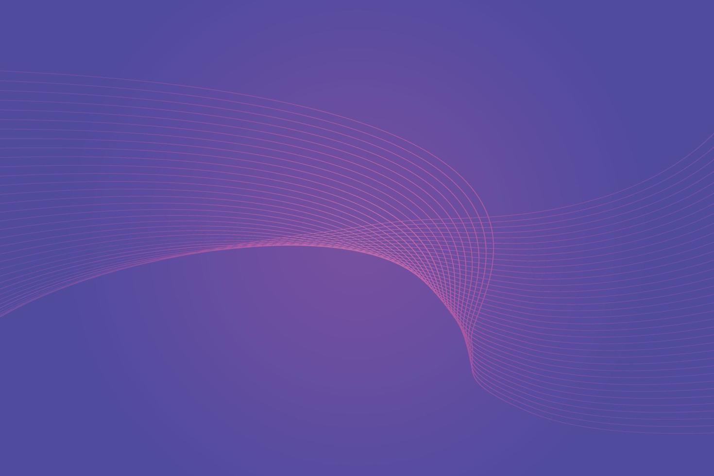 fondo abstracto con líneas onduladas de colores. diseño de fondo degradado púrpura abstracto vector