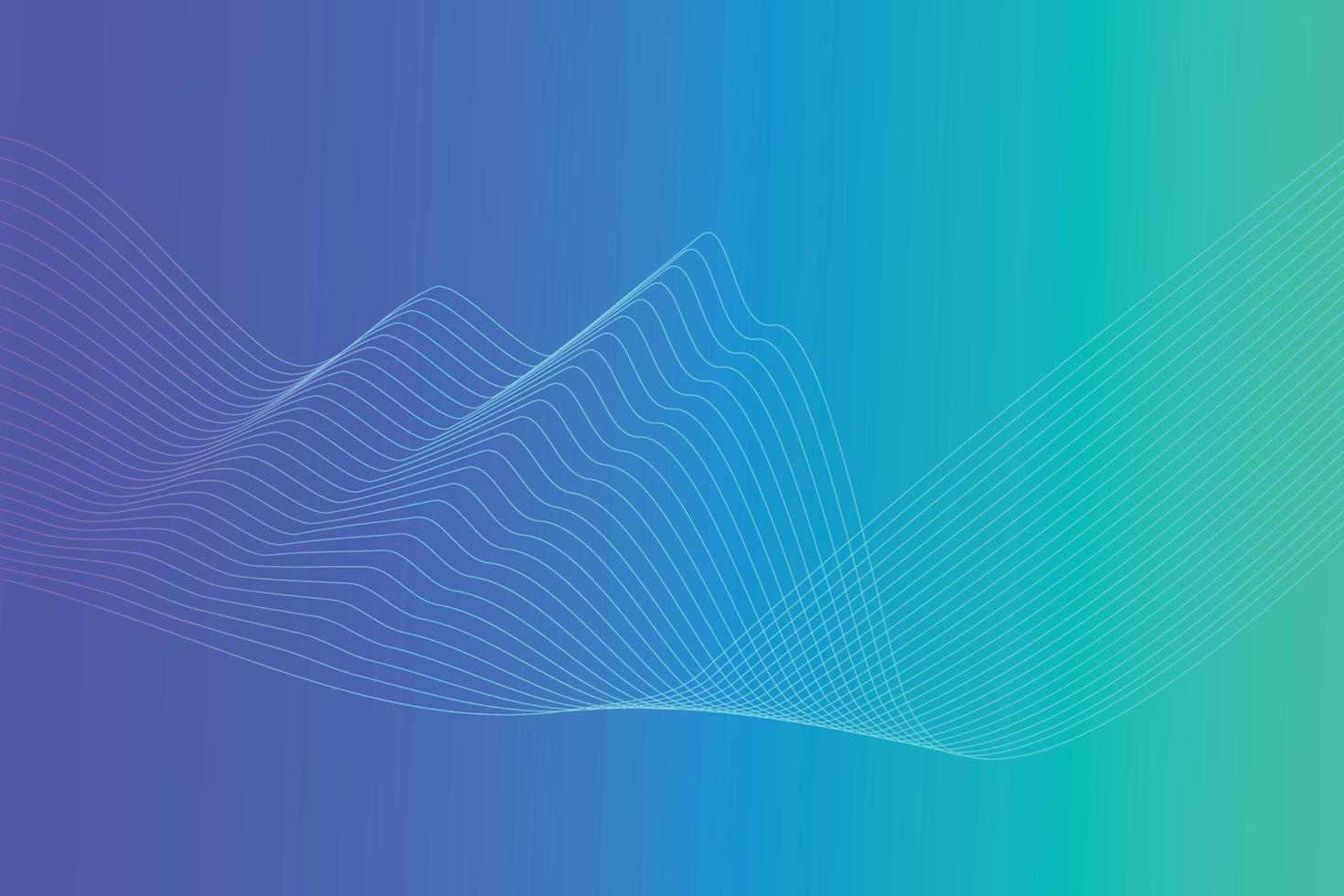 diseño de fondo de línea ondulada de colores modernos. fondo abstracto de curva de onda para negocios, página de inicio, volantes, sitio web, banner y presentación, vector