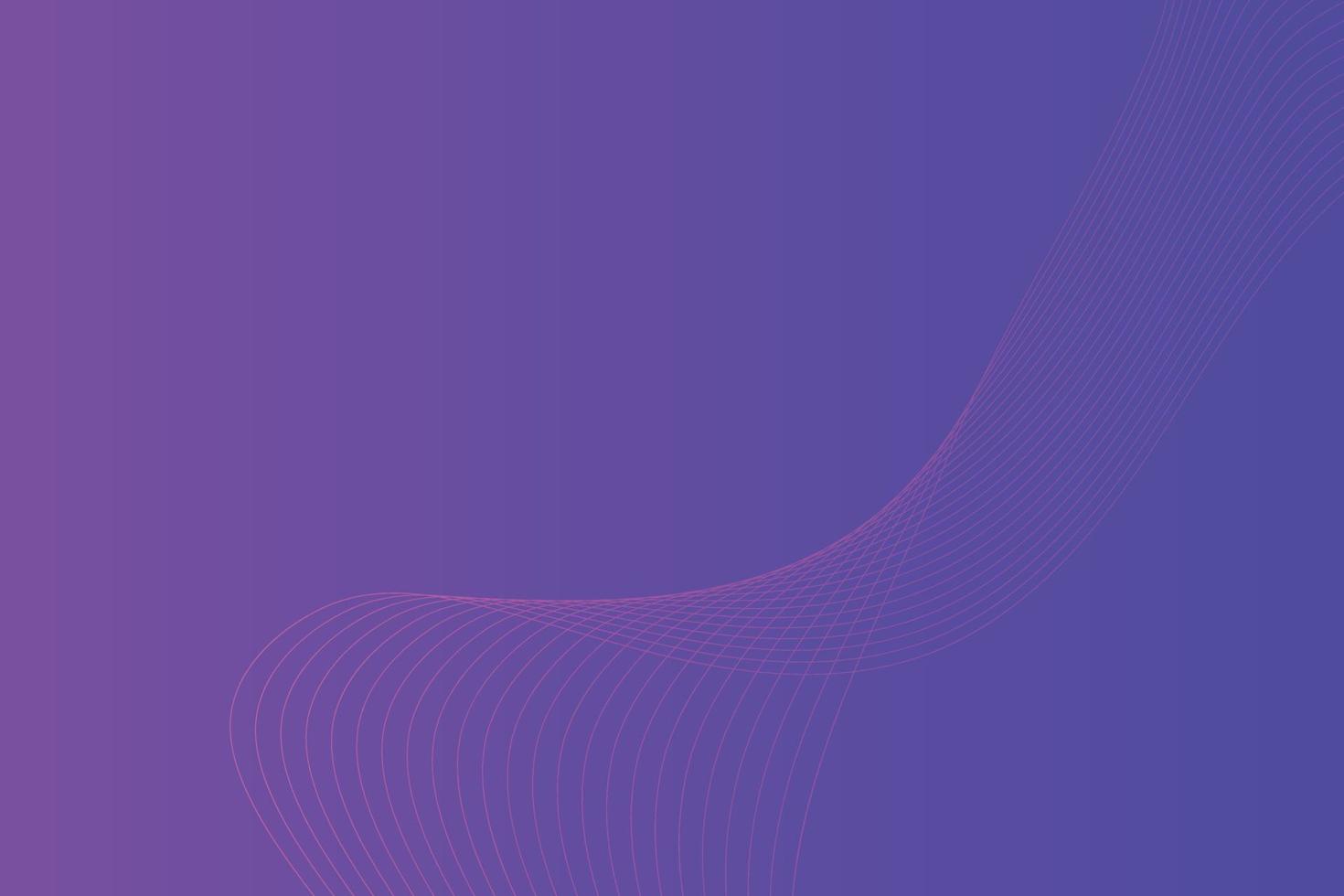 Abstract background with colorful wavy lines. Abstract Blue Purple gradient background design vector