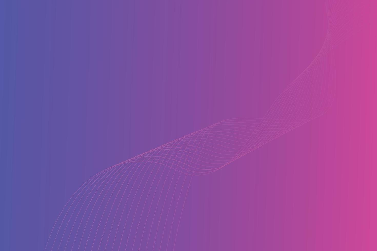 Abstract line wave linear gradient background. Modern colorful wavy line abstract background vector