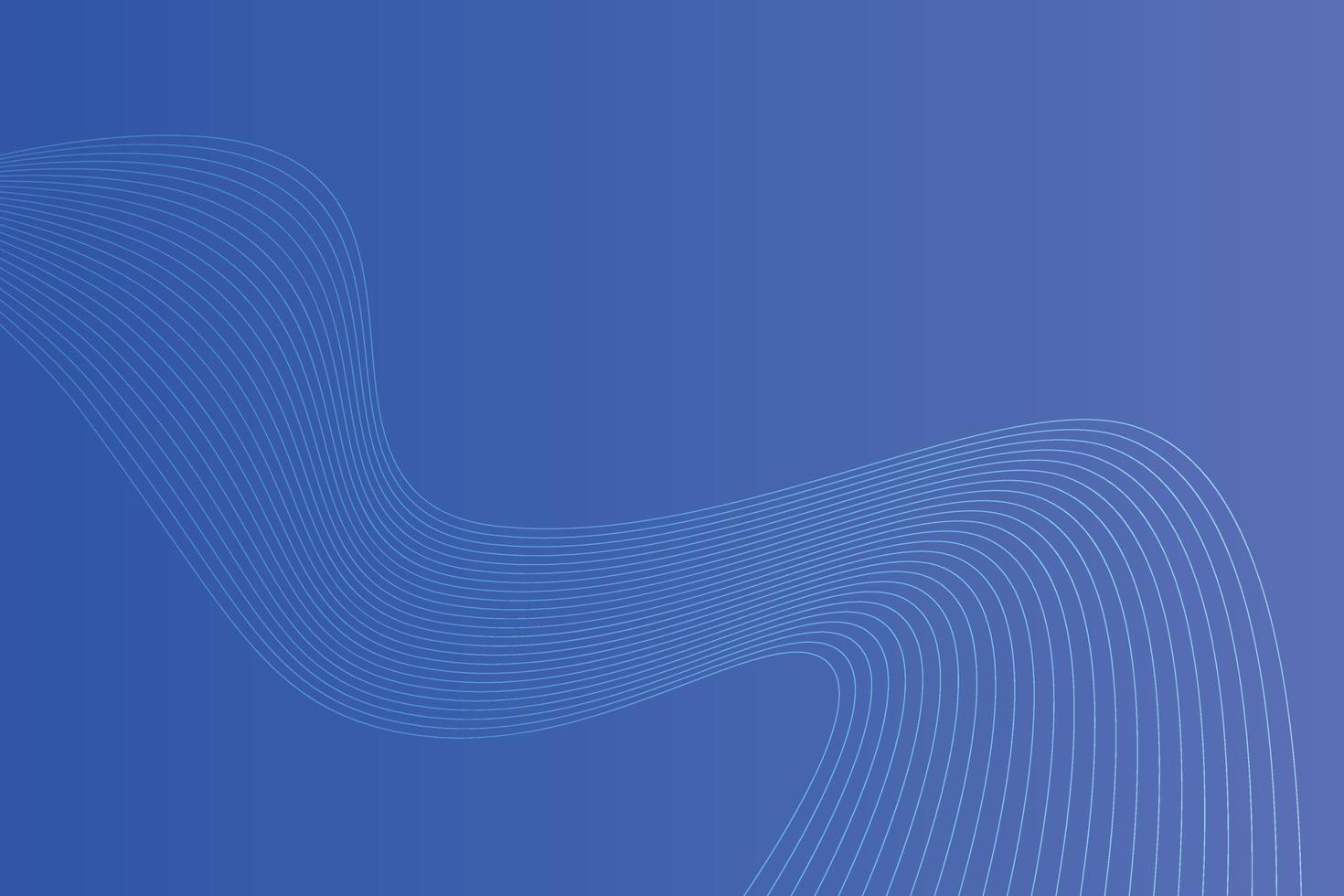 Abstract background with colorful wavy lines. Abstract Blue gradient background design vector