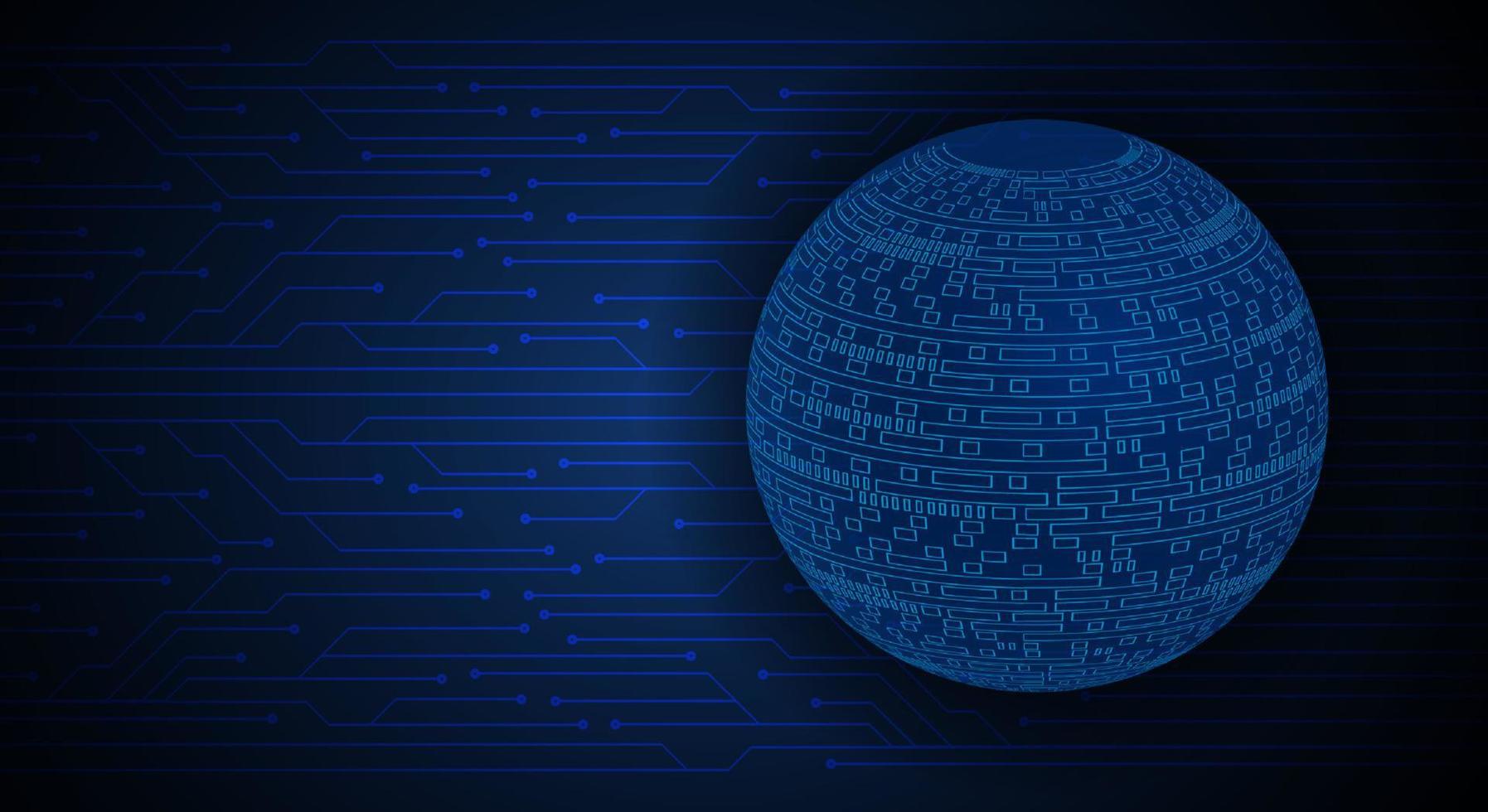 Modern World Map Holographic Projector on Technology Background vector