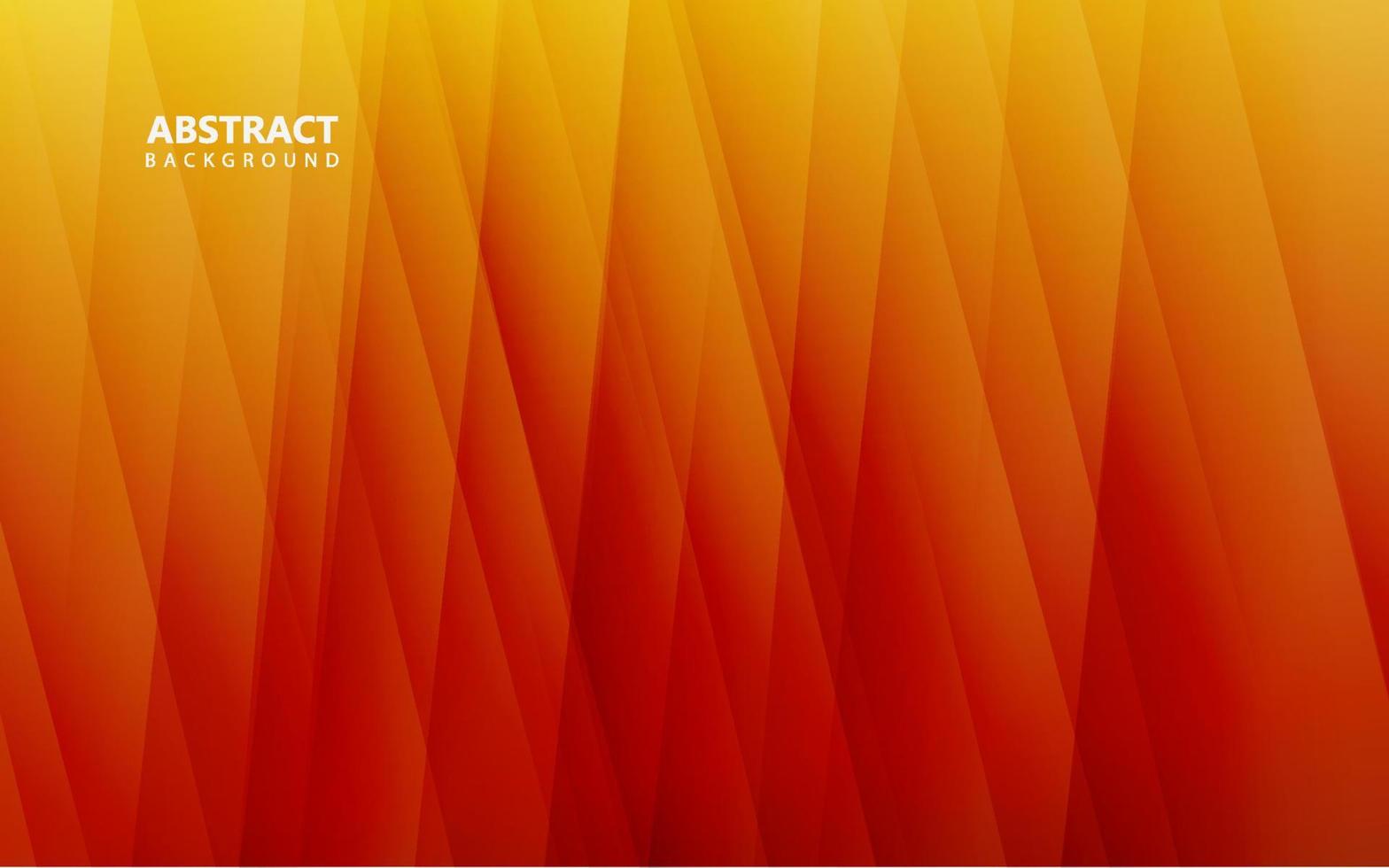 Abstract orange shadow paper background vector