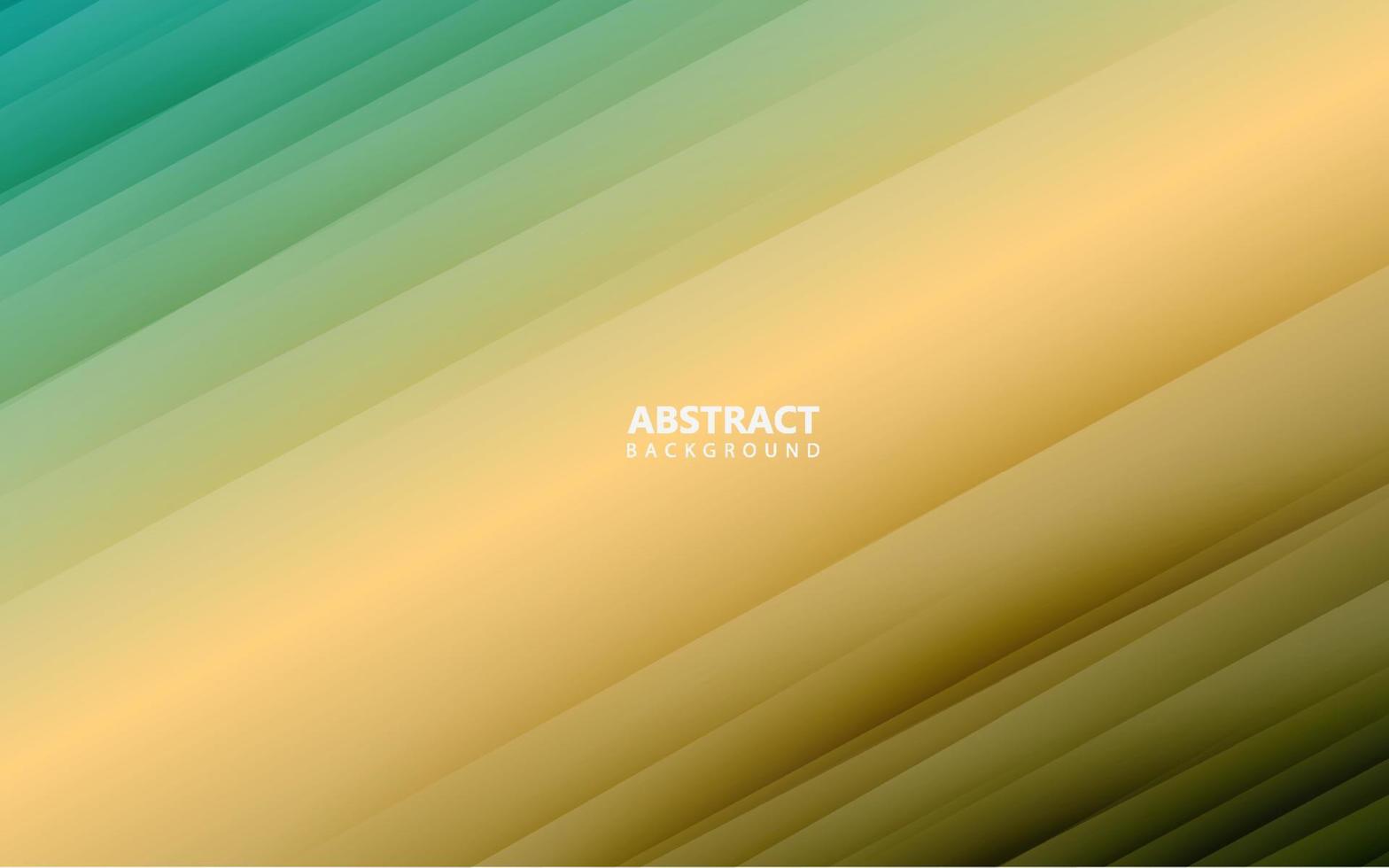 Abstract green and yellow background vector