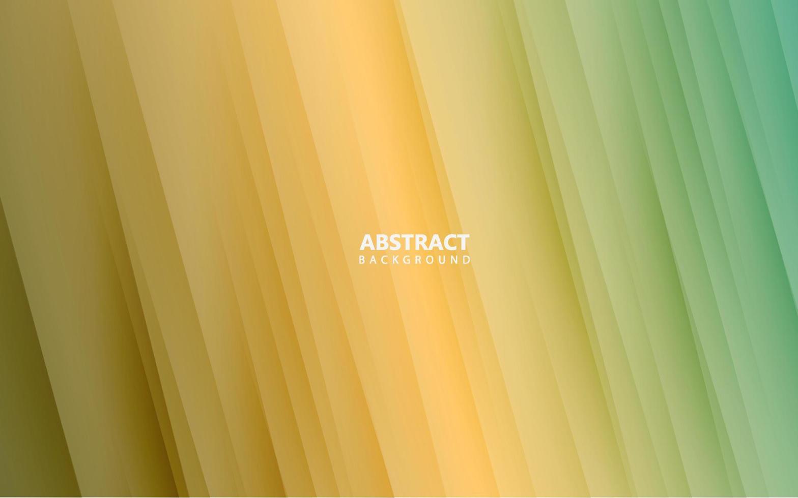 Abstract green and yellow background vector
