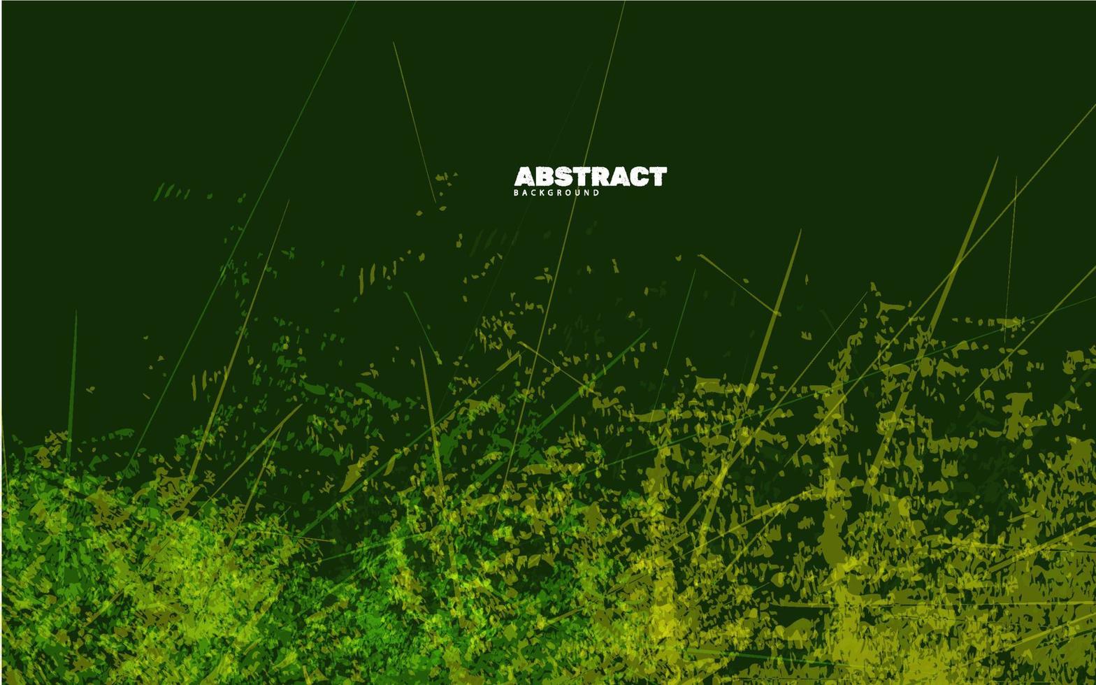 Green grunge texture abstract background vector