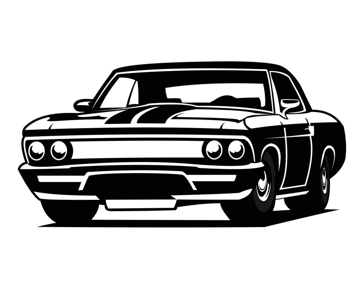 Classic vintage car vector design inspiration. Auto car logo design