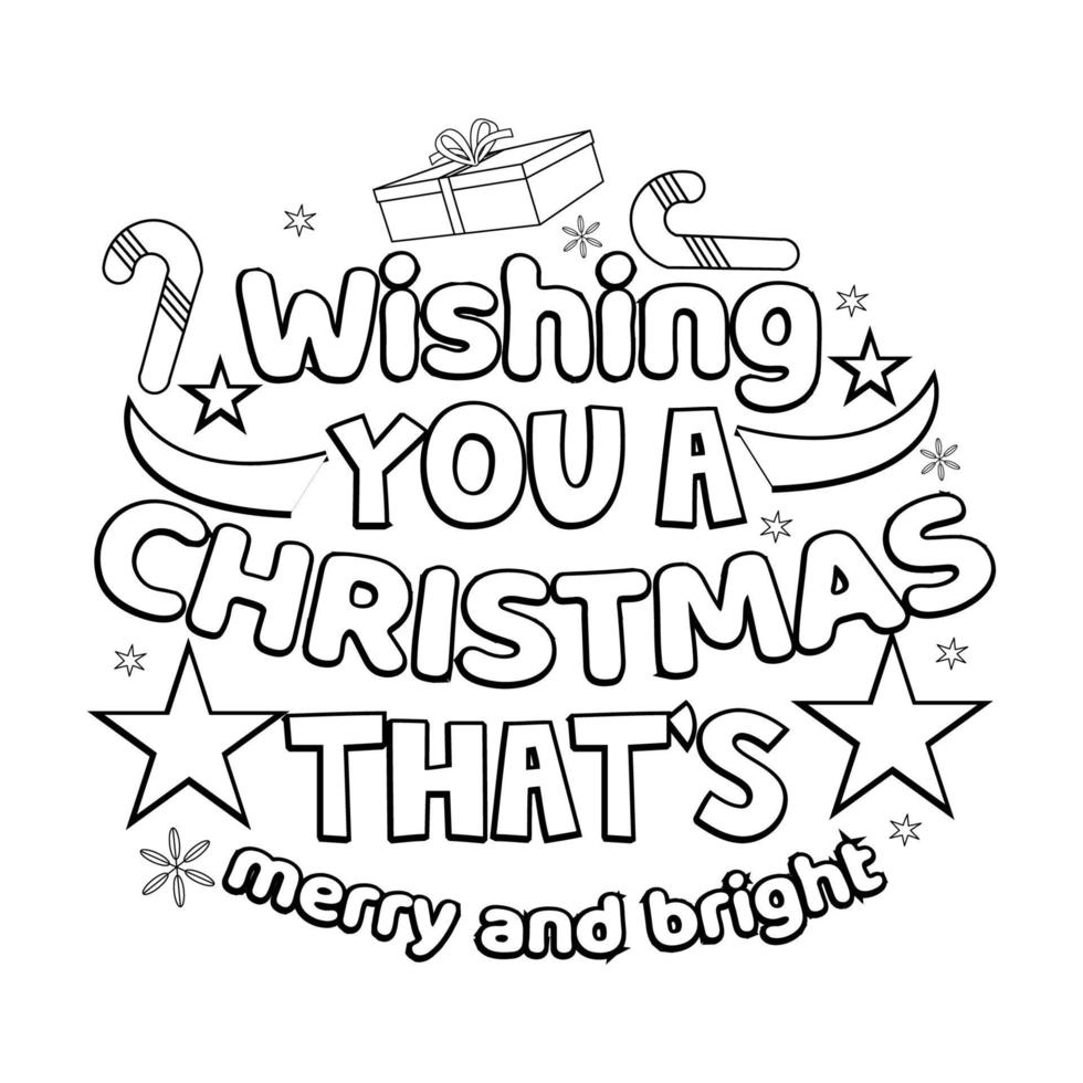 Merry Christmas Coloring Pages Printable
