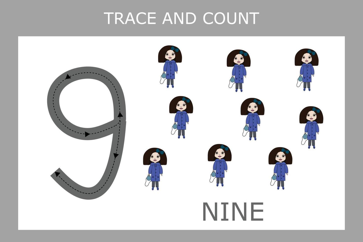 Developing activity for children vector