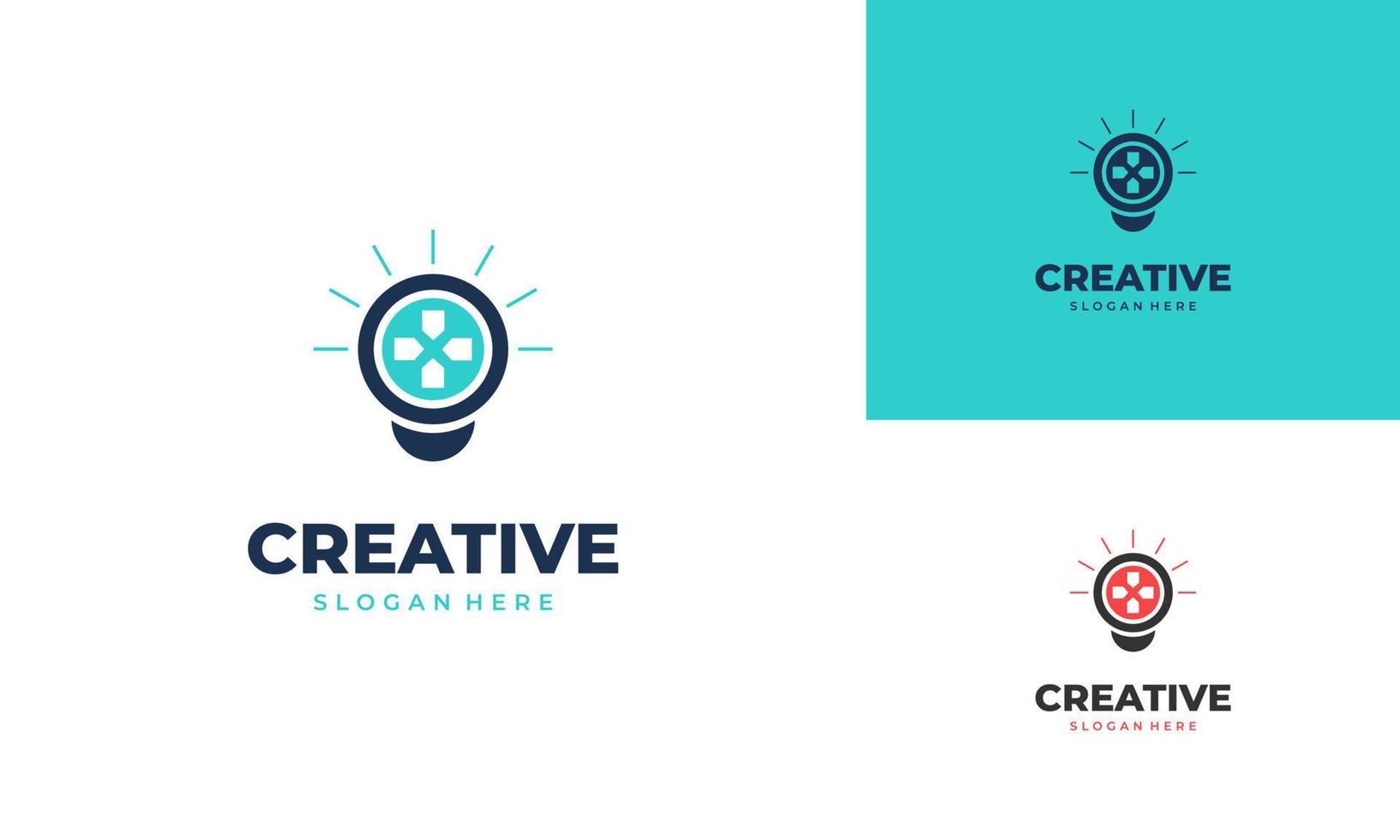 game idea logo design concept vector