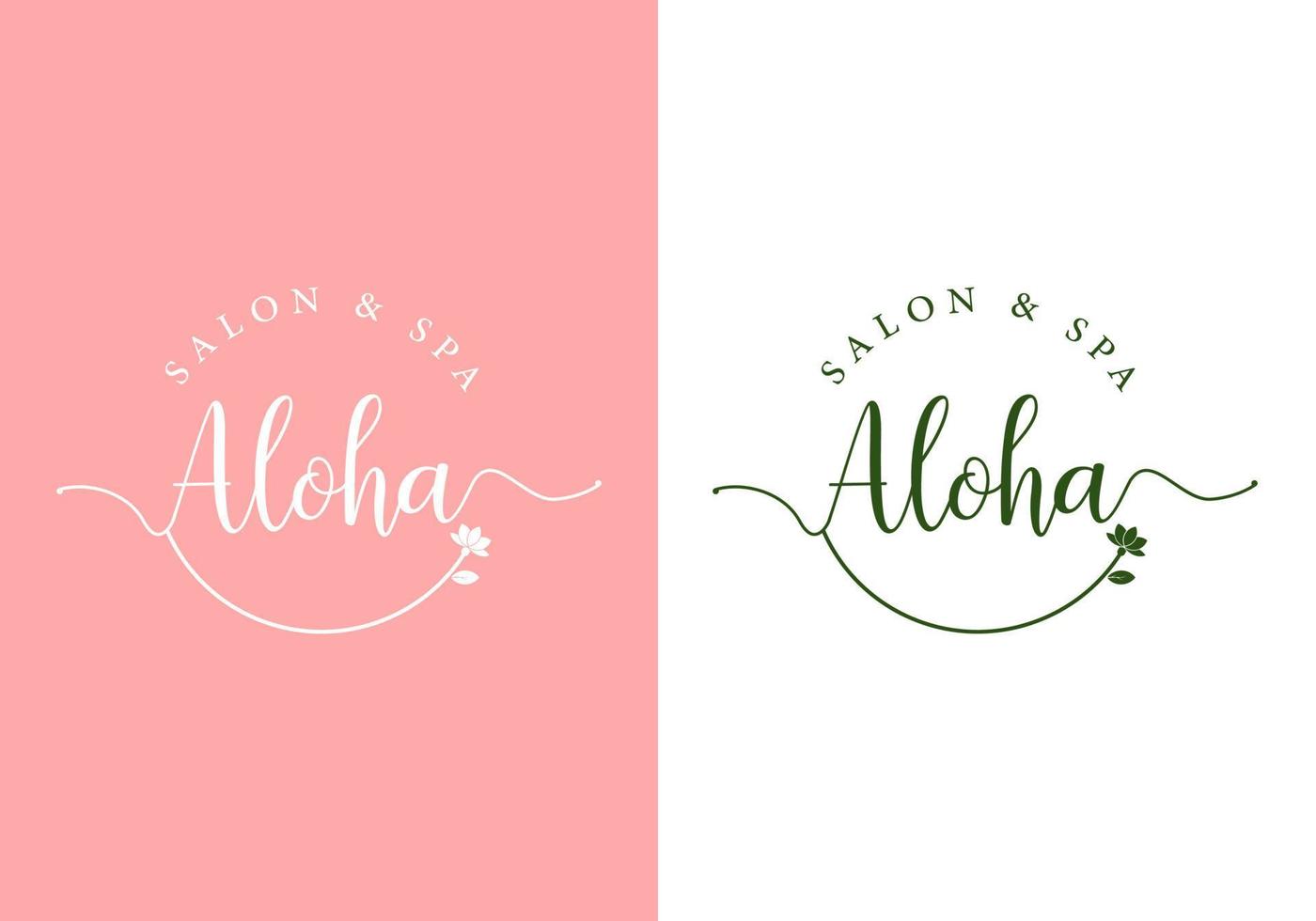 Letter logo, perfect for salons, spas, and others. vector