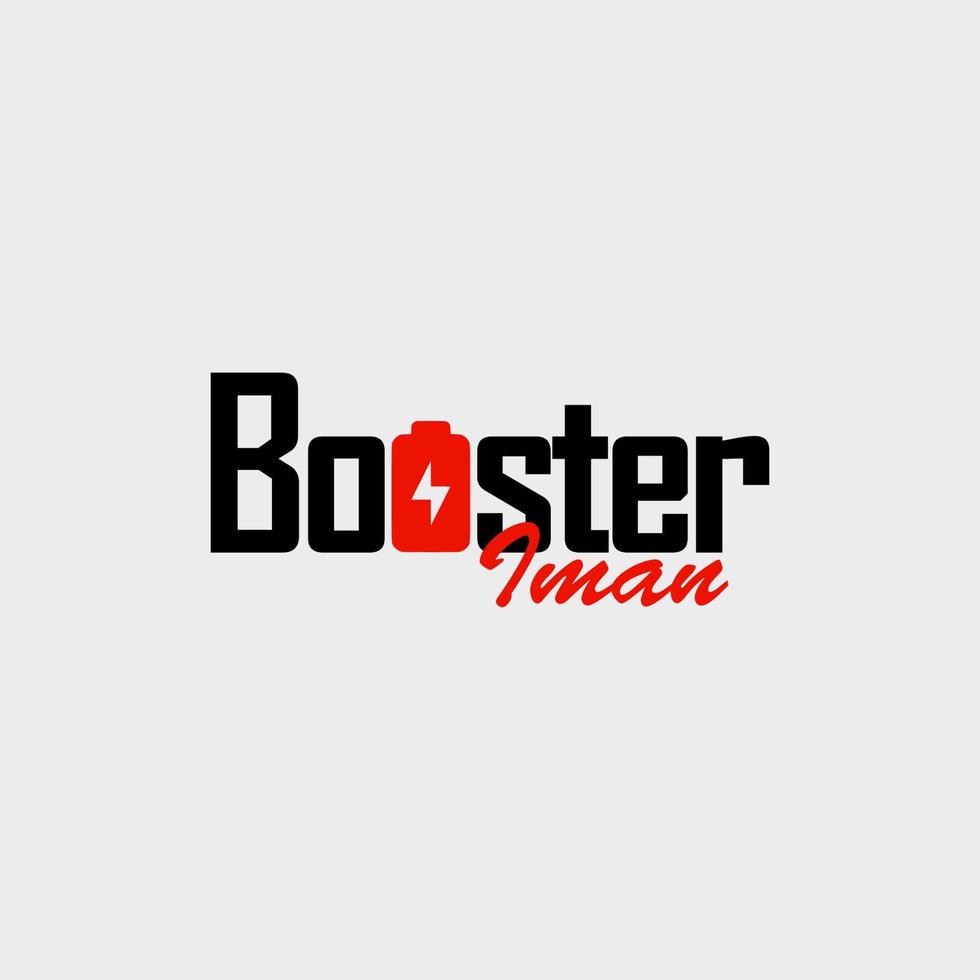 Letter mark logo for spirit booster vector