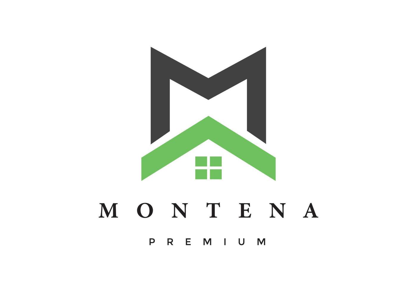 LOGO M REAL ESTATE vector