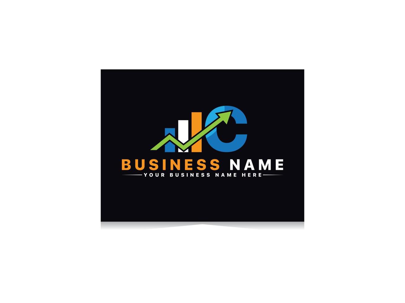 Letter C Logo Design, Financial C cc Logo Art For Business vector