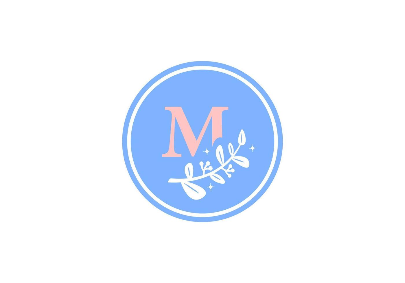 Logo letter M, suitable for the company's initial symbol. vector