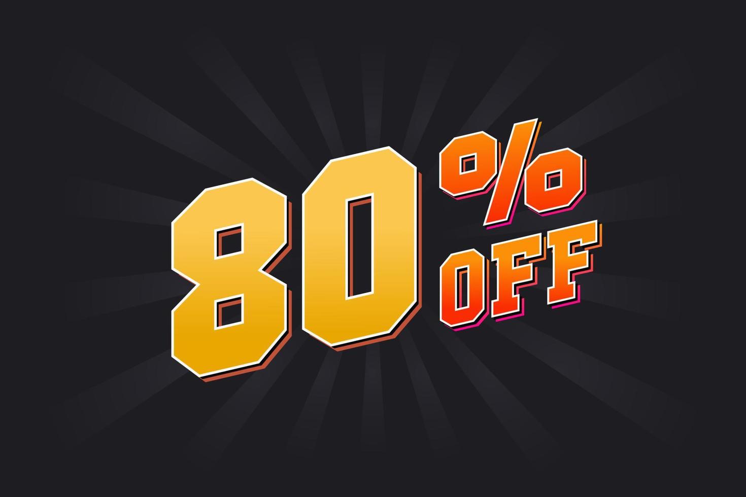 80 Percent off Special Discount Offer. 80 off Sale of advertising ...