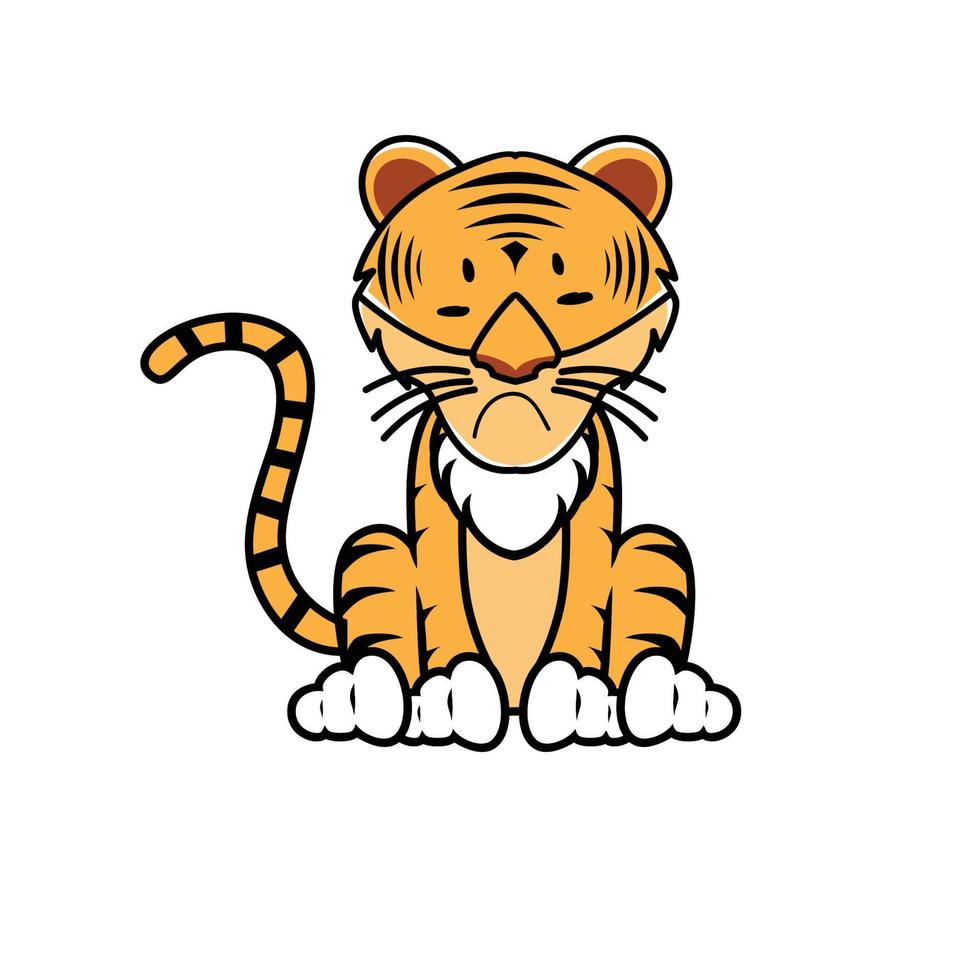 Illustration animal character sticker. Suitable for Diagrams, Infographics, And Other Graphic asset Free Vector Free Vector
