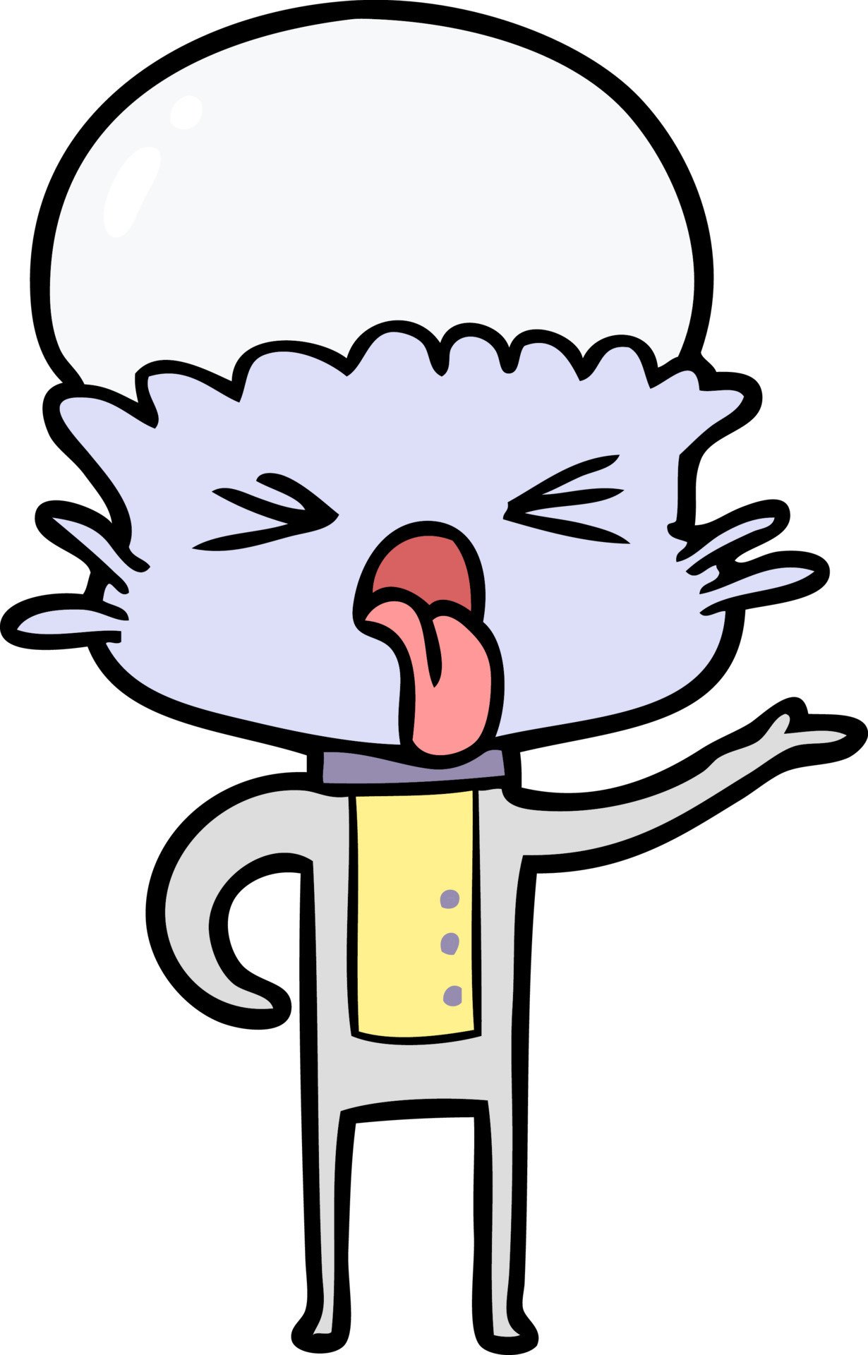 Cartoon alien character 13549591 Vector Art at Vecteezy
