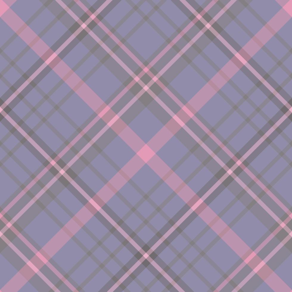 patrón impecable en discretos colores violeta, gris y rosa para tela escocesa, tela, textil, ropa, mantel y otras cosas. imagen vectorial 2 vector