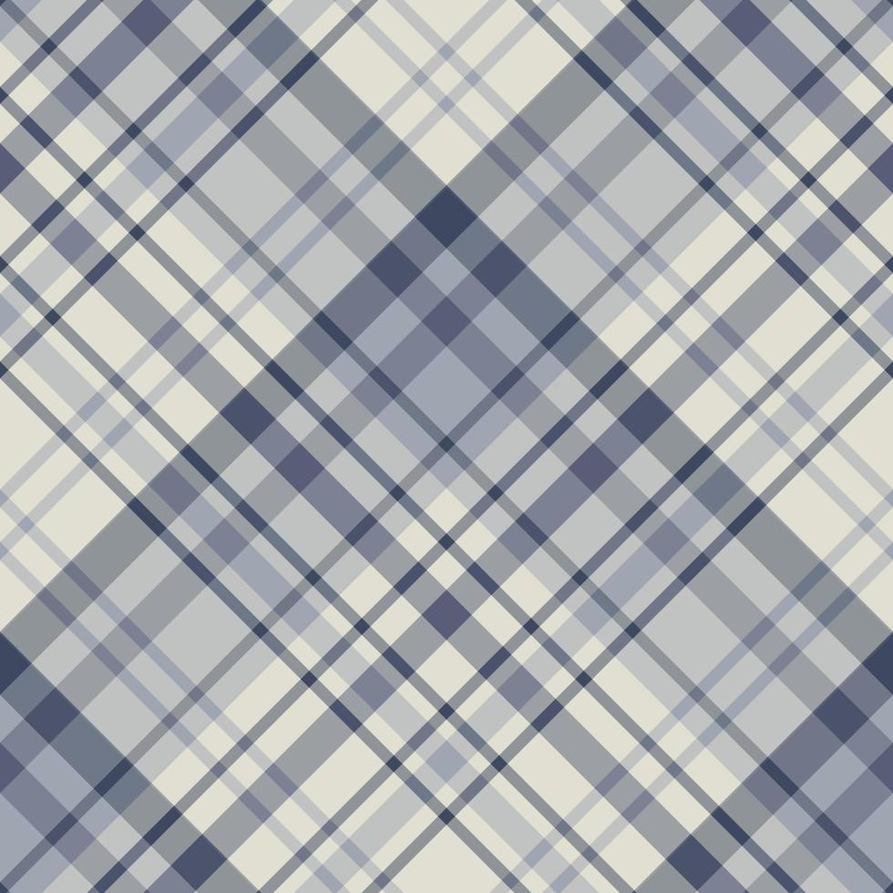Seamless pattern in light beige and discreet gray-blue colors for plaid, fabric, textile, clothes, tablecloth and other things. Vector image. 2
