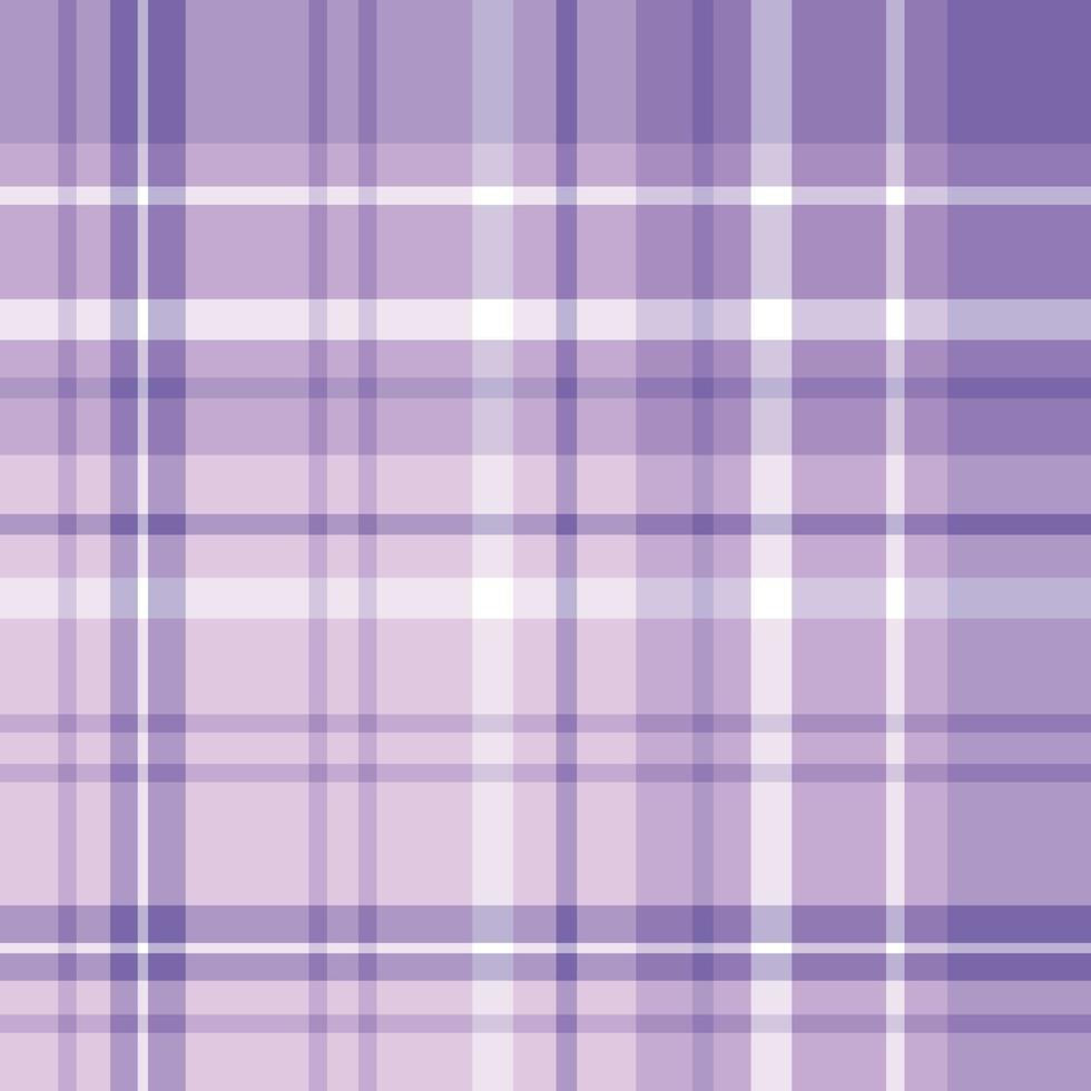 patrón impecable en hermosos colores violeta claro y oscuro y blanco para tela escocesa, tela, textil, ropa, mantel y otras cosas. imagen vectorial vector
