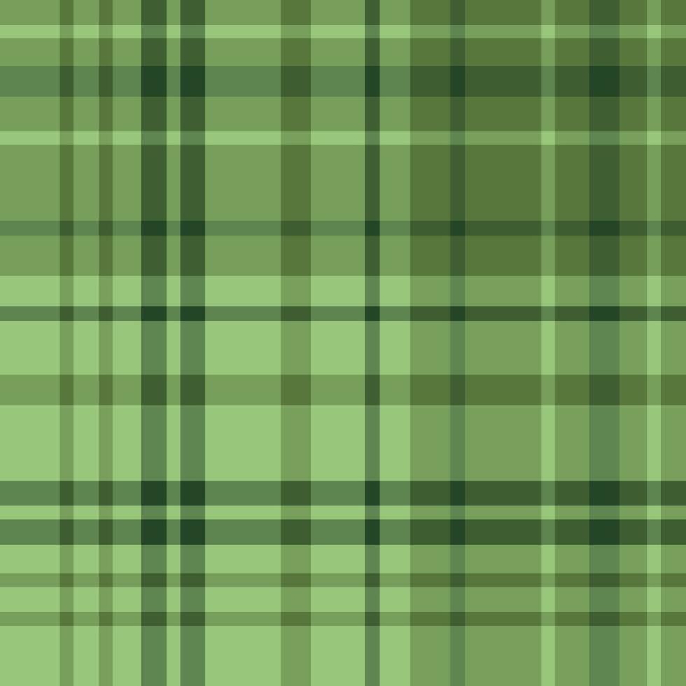 Seamless pattern in green colors for plaid, fabric, textile, clothes, tablecloth and other things. Vector image.