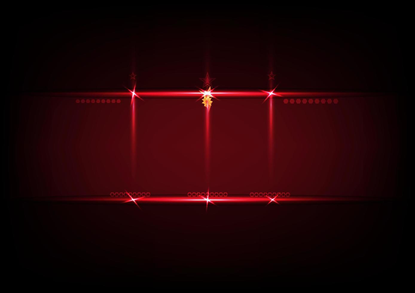 Abstract background neon light shiny effect digital technology red colors wallpaper design vector illustration