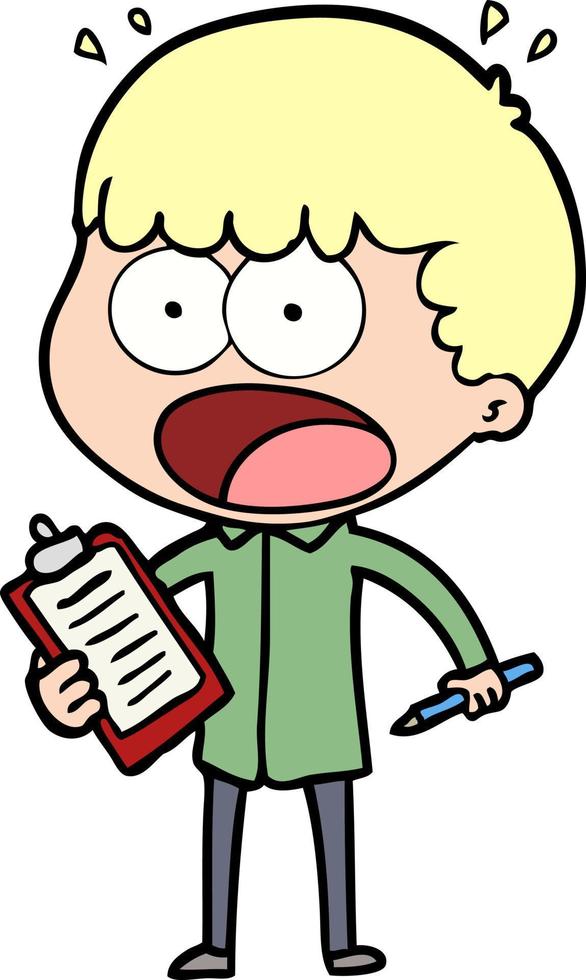 Vector boy character in cartoon style