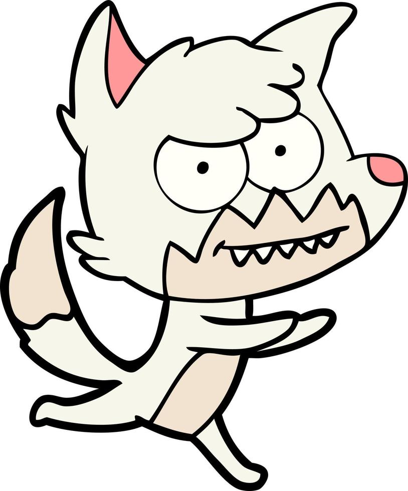 Vector fox character in cartoon style