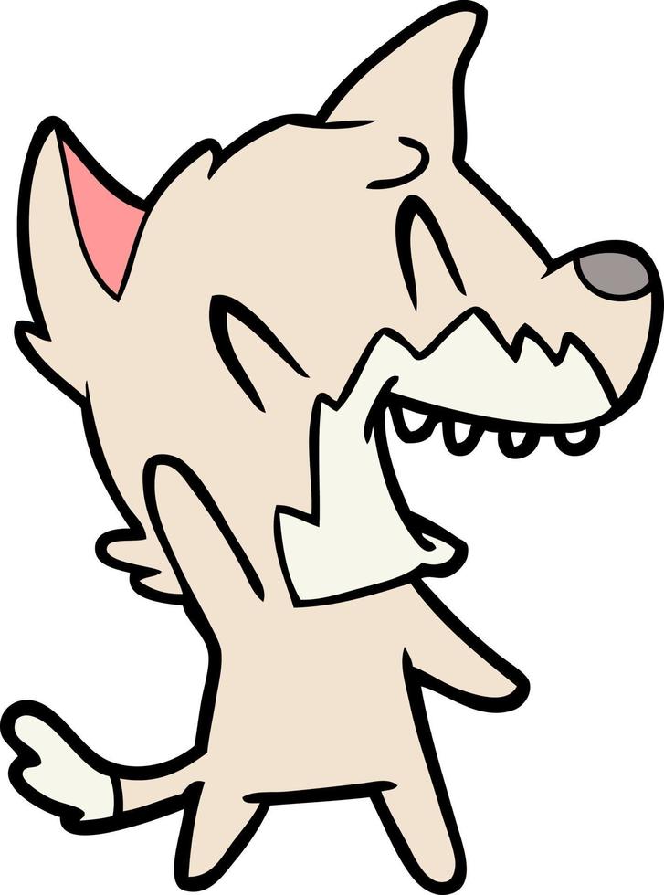 Vector fox character in cartoon style