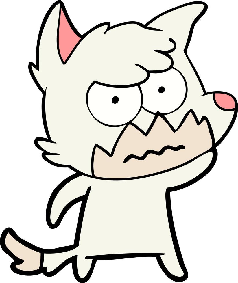 Vector fox character in cartoon style