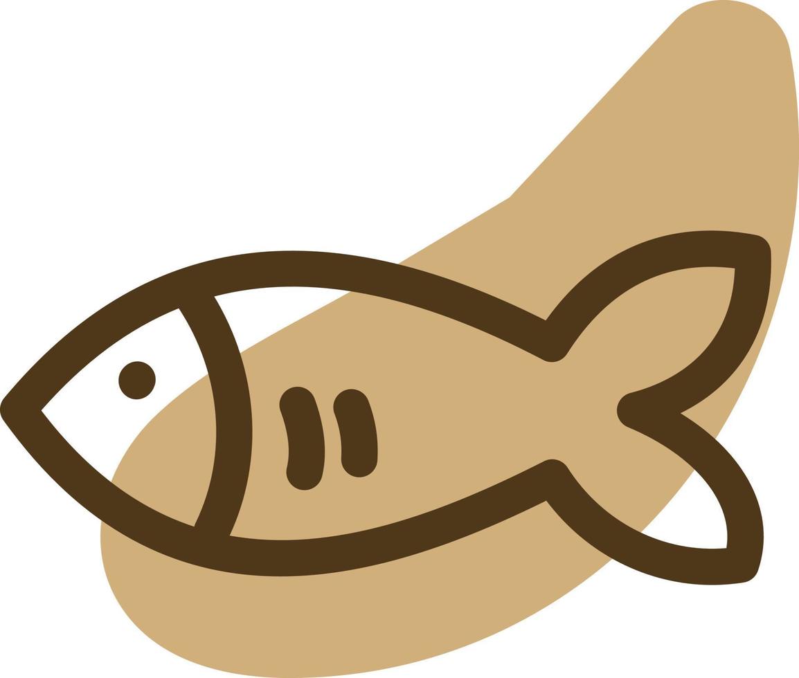 Pet fish, illustration, vector, on a white background. vector