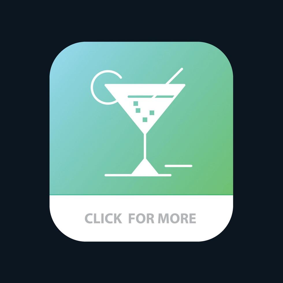 Glass Glasses Drink Hotel Mobile App Icon Design vector