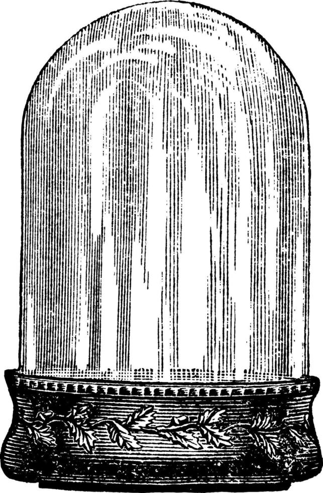 caso de guardián de terracota, ilustración vintage. vector