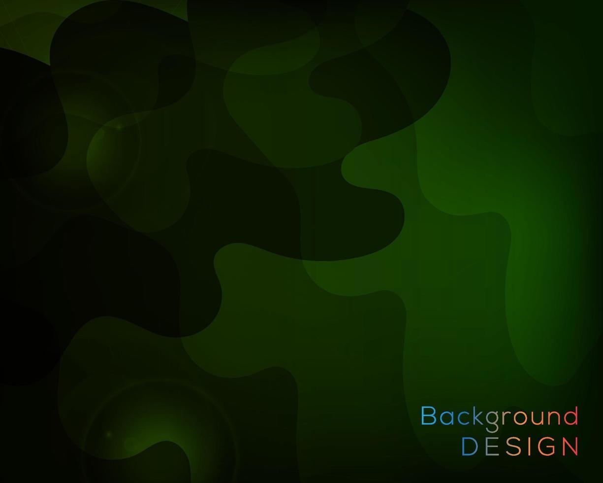 Green Abstract shape modern Background vector