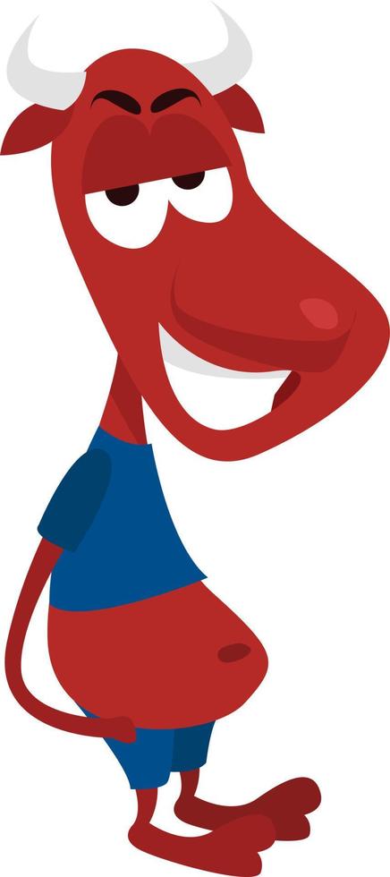 Evil devil ,illustration,vector on white background vector