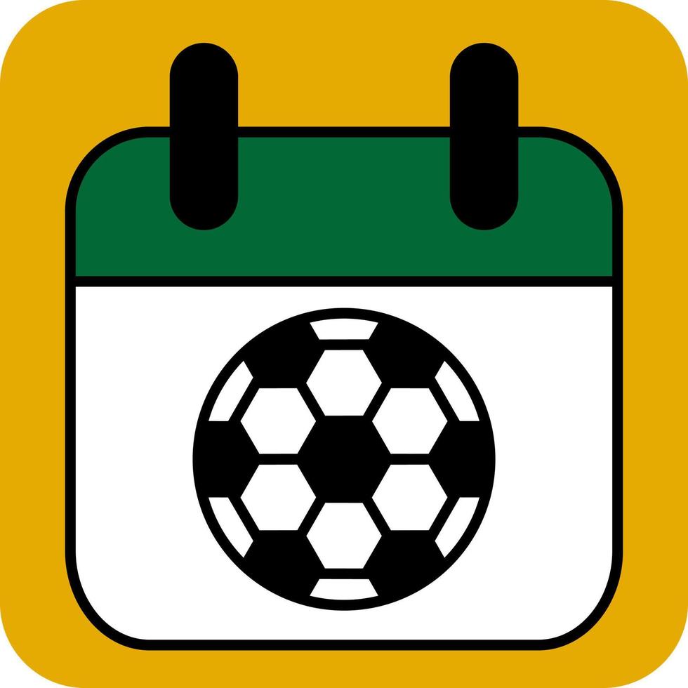 Game day, illustration, vector, on a white background. vector