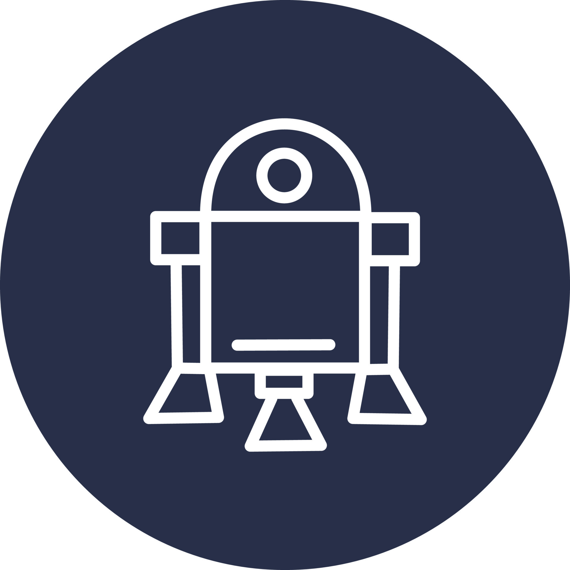 Space robot, illustration, vector on a white background. 13554295
