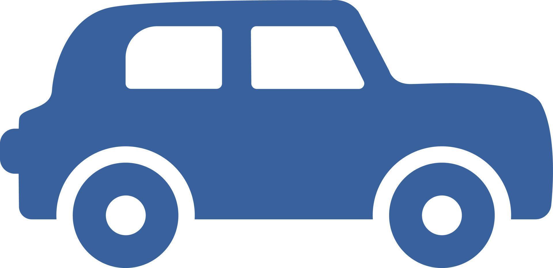 taxi azul de Londres, icono de ilustración, vector sobre fondo blanco