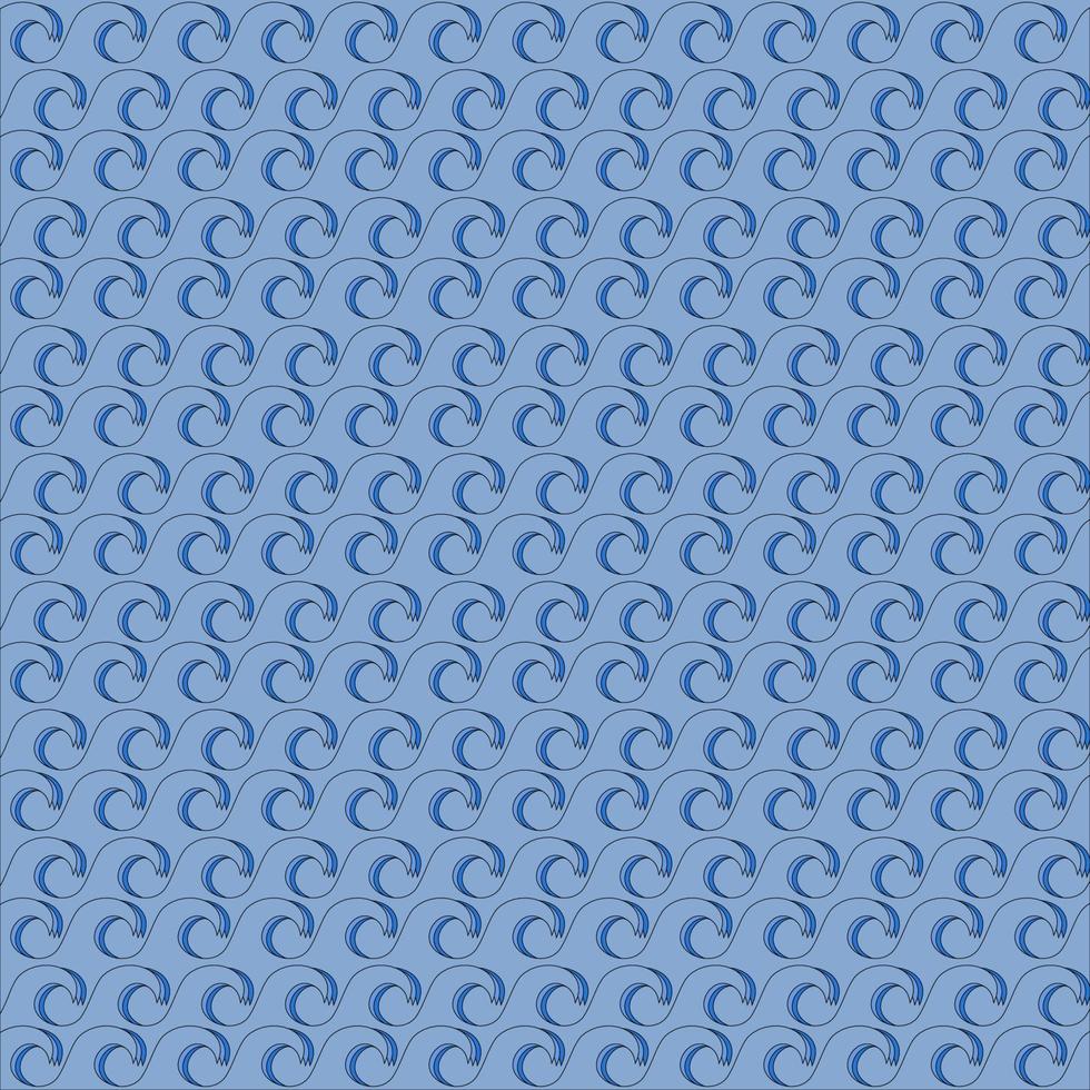 Waves pattern. Abstract blue wave background. Sea water texture. vector