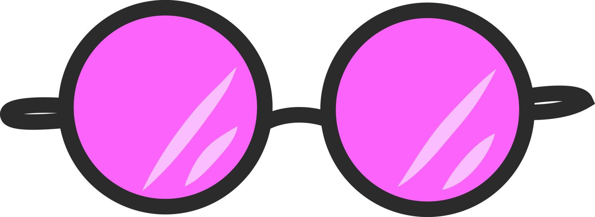 Pink glasses, vector or color illustration. 13555491 Vector Art at Vecteezy