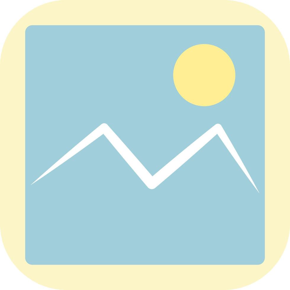 Gallery app, illustration, vector on a white background.